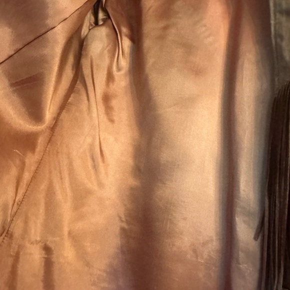 Rustler Women's Tan Fringe Blazer - Picture 6 of 7